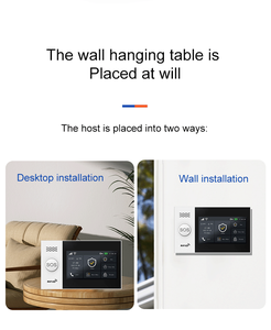 Sistema de Alarma de Seguridad Inalámbrico para el Hogar con Pantalla Táctil Tuya, 4G WIFI, Material ABS, para Prevención de Robos, de Fábrica PGST - Product Image 6