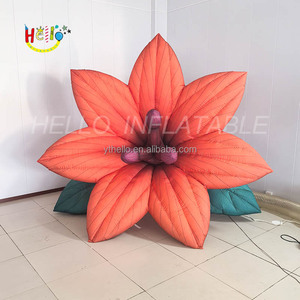 Belle fleur colorée gonflable pour café Bar discothèque magasin décoration scène fête activité fleur gonflable - Product Image 1