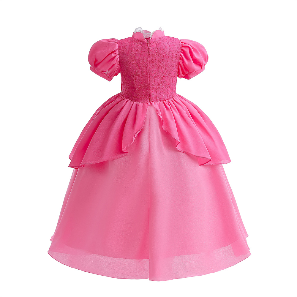 princess peach dress costume Mushroom Kingdom Princess Peach Dress Up Costume