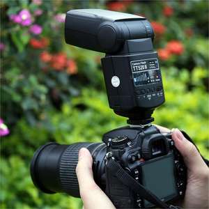 X627 TT520II Caméra Flash Speedlite 433MHz Signal Sans Fil Déclencheur Flash Intégré pour <span class=keywords><strong>Canon</strong></span> pour <span class=keywords><strong>Nikon</strong></span> Pentax Olympus Caméras - Product Image 4