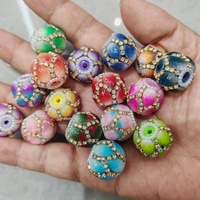 Chaîne de perles robuste en forme de pétale de lotus, fleur, boule de perles, pour bricolage, stylo de perlage fait main, chaîne de téléphone portable, pendentif, accessoires de bijoux