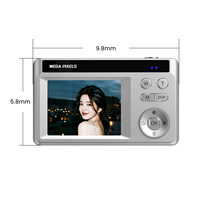 Kamera Digital Retro Zoom optik, kamera Digital 5K 30fps 48MP CMOS 16x layar ganda desain baru pabrik, kartu SD Vlog luar ruangan