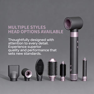 Secador de Pelo Multifuncional <span class=keywords><strong>5</strong></span> <span class=keywords><strong>en</strong></span> <span class=keywords><strong>1</strong></span> con Cepillo, Motor BLDC DC, Precio de Fábrica - Product Image 5