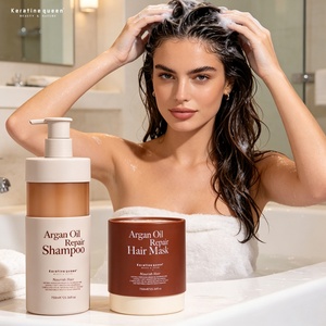 Professional Private Label Argan Oil Repair <b>Shampoo</b> <b>Moisturizing</b> Sulfate Free Hair Care for Dry Damaged Hair Treatment 750ml - Product Image 3