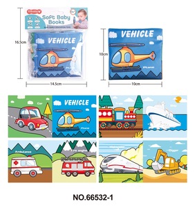 Libros de baño para bebés no tóxicos lavables arrugados, juguete educativo de aprendizaje preescolar para bebés, bebés, niños pequeños - Product Image 2