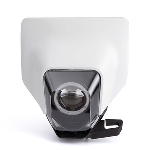 Phare de moto, adapté à la modification du phare LED « Ghost Face » Husqvarna, capot avant de moto tout-terrain - Product Image 3