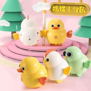Jouets interactifs électriques en plastique pour animaux de compagnie, mignons, magnétiques, qui se balancent, suivent automatiquement et marchent (poussins) - Product Image 2