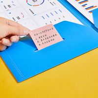 Porte-documents en plastique A4 Pp, Logo personnalisé, portefeuille de présentation, pochette A4 transparente, fichiers de livre pour fichiers de bureau