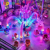 Manège Thème Parc d'Attractions Grand Modèle Pieuvre à 5 Bras 40 Places avec Vitesse Réglable pour Usage Commercial Extérieur
