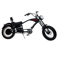 60V 1000W Lityum Pil Disk Frenli Şişman Lastikli Orta Motorlu Ön LED Işıklı Yüksek Sırtlı OEM ODM Elektrikli Chopper Bisiklet (Yetişkinler İçin)