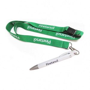 Portaplumas Personalizado de Alta Calidad con Cordón para el Cuello, Cordones con Logotipo Personalizado de Poliéster - Product Image 1