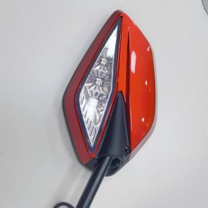 Espejo Lateral para Motocicleta con Luz LED, Accesorios para Motos, Diseño Nuevo en Oferta - Product Image 6