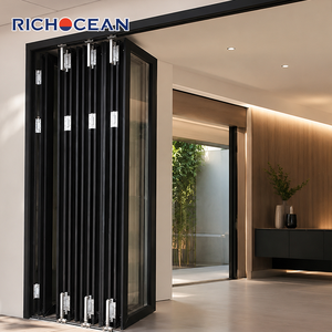 RICHOCEAN - Sistema de Puertas Plegables Aislantes Acústicamente <span class=keywords><strong>Tipo</strong></span> Acordeón, Puertas Plegables de Aluminio con Doble Vidrio para Patio - Product Image 6