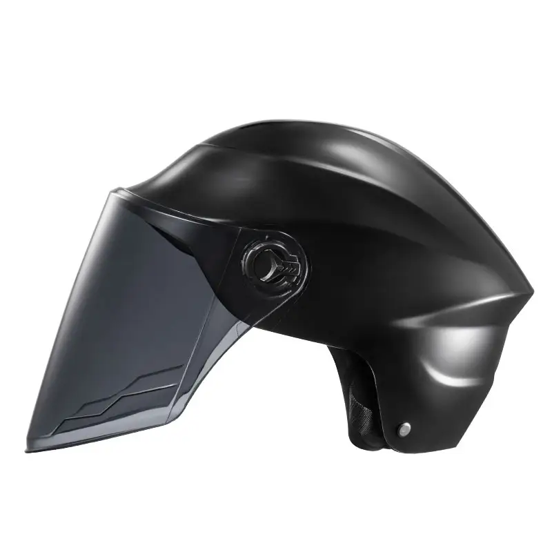 Retro adulto Smart casco moto per esterno fibbia a sgancio rapido Hor uomo donna casco moto Flip Up