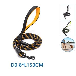 Correa de cuerda redonda reflectante y ligera; ideal para paseos nocturnos y seguridad de mascotas. - Product Image 1