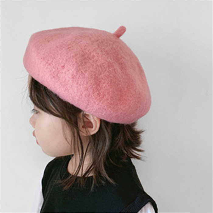 Зимние шерстяные детские шапки, модная детская шапка для мальчиков и девочек, оптовая продажа