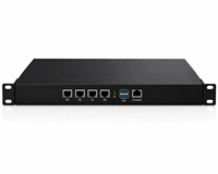 Hardware de Firewall Intel Core I5-4210M 4X Intel 82574L Gigabit Lan 2X Ddr3 Sodimm Msata 1U Rack Mount Computadora Industrial