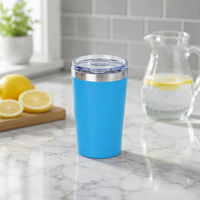 Botol Minum Vakum Terisolasi Tahan Panas Bebas BPA 12 oz untuk Anak, Botol Termos Tumpuk, Dinding Ganda Stainless Steel dengan Tutup