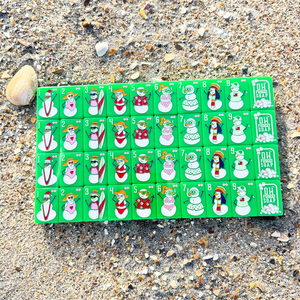 Juego de Fichas de Mahjong de Lujo con Diseño de Cascanueces y Muñeco de Nieve Grabado, con 10 Fichas Joker, para Noche de Juegos Navideños 2026, Nuevo - Product Image 2