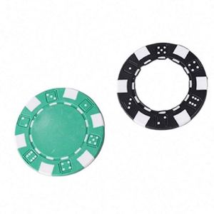 Jetons de poker modernes personnalisés en plastique ABS - Jetons imprimés en sérigraphie portables pour événements et promotions - Product Image 2