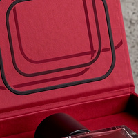 Boîte cadeau parfumée rouge de qualité supérieure personnalisée et boîte magnétique pour parfum avec boîte en papier parfumé et boîte d'emballage pour parfum
