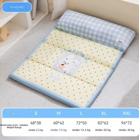 Coussin rafraîchissant d'été pour animaux de compagnie à motif à carreaux, motif lapin à pois mignon, lavable, léger, tapis de lit pour animaux de compagnie pour usage intérieur