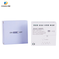 250V 16A Télécommande Commutateur USB 5V 12V 24V AC220V Tuya WiFi 4Ch Module Contrôleur 433MHZ APP Commande Vocale WiFi Relais Commutateur