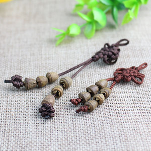 Colgante de semilla de Bodhi con diseño de flor de nudo chino para ceremonias religiosas, joyería unisex de estilo tibetano pastoral bohemio - Product Image 2