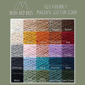 Tapiz colgante de rame, rame grande, granja moderna, decoración, decoración de pared del hogar, regalo de inauguración de la casa V97 - Product Image 4