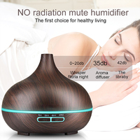 2025 Best-seller Ménage 500ml Électrique Parfum Humidificateur Bureau Parfum Diffuseur 7 Couleur LED Lampe Huile Essentielle Diffuseur