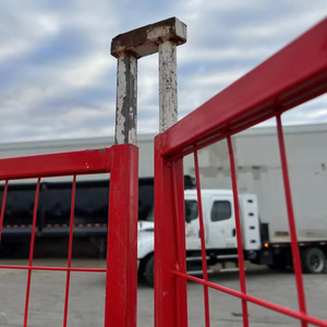 Hàng Rào Tạm Thời Cho Chó Canada Hàng Rào Chân 8*10 Bê Tông Úc Dây Chuyền Mạ Kẽm Liên Kết Cơ Sở Xây Dựng Cơ Sở Tạm Thời - Product Image 4