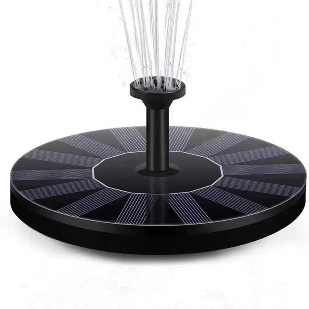 Factory sale mini solar water fountain 1.5W Solar Panel Kit Water Pump solar powered water fountain