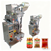 Machine de remplissage et d'emballage automatique verticale pour sachets de gel liquide, scellage 3/4 côtés, entièrement automatique, qualité alimentaire, pour jus de fruits et barres de gelée