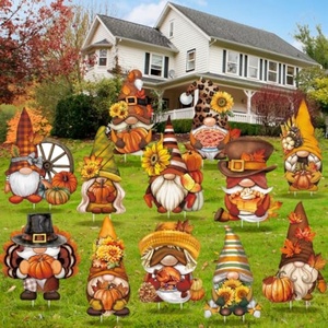 Letreros Navideños para Jardín, Adornos de Gnomos, Estacas para Jardín, Decoraciones para Exteriores, Césped, Patio, Camino, Invierno y Festividades - Product Image 6