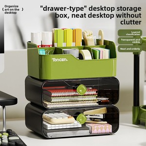 Bán Buôn Stackable Nhựa Máy Tính Để Bàn Ngăn Kéo Lưu Trữ Đơn Vị Cho Đồ Trang Sức Tổ Chức Hộp Tủ Ngăn Kéo Ngăn Cho Các Mặt Hàng Nhỏ - Product Image 2