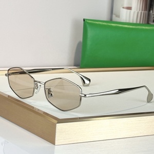 Designer Women's Fashion <b>Sunglasses</b> UV400 Protective Lens Polygonal Titanium <b>Frame</b> Outdoor Travel Beach High Quality <b>SunGlasses</b> - Product Image 2