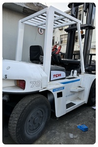Sturdy Vigoshop Used TCM FD70 7 Ton Diesel Forklift with Two Stage Mast for Heavy Load Lifting and <b>Transport</b> - Product Image 4