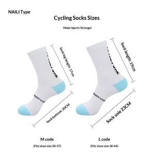 Calcetines de Ciclismo de Verano para Hombre y Mujer, con Suela de Toalla, Absorbentes de Sudor, de Secado Rápido, Anti-Fricción, para Correr, Senderismo, Deportes de Compresión - Product Image 4
