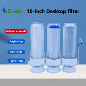 Filtre à <span class=keywords><strong>eau</strong></span> de bureau avec bouteille filtrante transparente, disponible en version simple, double ou triple étage, dispositif de purification de <span class=keywords><strong>l</strong></span>'<span class=keywords><strong>eau</strong></span> <span class=keywords><strong>du</strong></span> <span class=keywords><strong>robinet</strong></span> <span class=keywords><strong>pour</strong></span> la maison et la cuisine - Product Image 1
