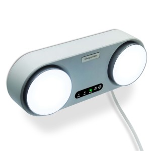 Wall Mounted Automatic Twin Head <strong>Exit</strong> <strong>Light</strong> Fixture Two <strong>Lamp</strong> Fire Battery Backup Rechargeable LED Emergency <strong>Light</strong> - Product Image 4