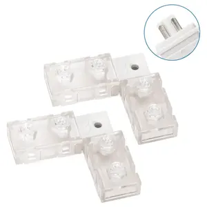Connettore a L per striscia LED da 8mm, circuito integrato, ideale per giunzioni in progetti di illuminazione LED e decorazione. - Product Image 1