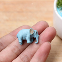 Mini jardin Miniature modèle d'éléphant Animal artificiel décoration de maison de poupée Micro paysage accessoire succulent bonsaï décor