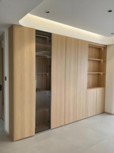 Muebles de dormitorio de lujo ligeros y personalizados, armario de esquina, guardarropa, almacenamiento de madera, diseño moderno, vestidor - Product Image 3