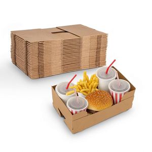 Cajas de Embalaje para Comida Rápida con Diseño de Pescado en Relieve Personalizado, Cajas Desechables para Llevar, Envases Biodegradables y Sostenibles para Alimentos - Product Image 1