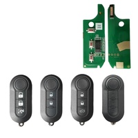 Clé de voiture à distance ID46 PCF7946 433 MHz pour Fiat Delphi 500 Panda Punto Bravo Marelli 500L Ducato Peugeot Boxer Citroën Jumper VAN