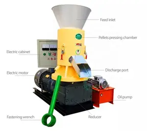 PENG MEI Large biomass biofuel wood pellet making machine,biomass burning wood pelleting machine for sale