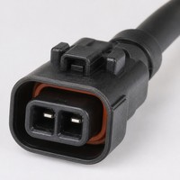 محول إضاءة قبة متعدد الأطراف مقاوم للماء بمعيار IP67، ذكر وأنثى بـ 2 دبوس، طقم 6 قطع، سلك نحاسي مطلي بالقصدير عالي المرونة 20AWG، عازل PVC، 12 فولت تيار مستمر