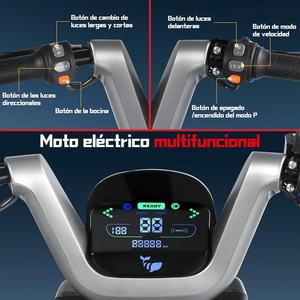 Vélo électrique pour adultes Mexico Stock KC PRO, moto électrique avec alarme, moteur 800W, vitesse maximale 45 km/h, autonomie 60 km, déverrouillage NFC - Product Image 5