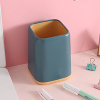 Porta Rotuladores de Color Mate Sólido para Exhibición en Mostradores de Tiendas, Capacidad para 5