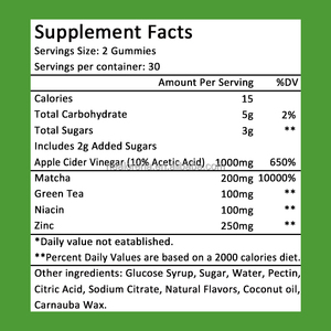 Gomitas quemagrasas de té verde OEM/ODM con extracto de capsaicina y <span class=keywords><strong>EGCG</strong></span>, suplementos alimenticios para el control de peso y adelgazamiento. - Product Image 2